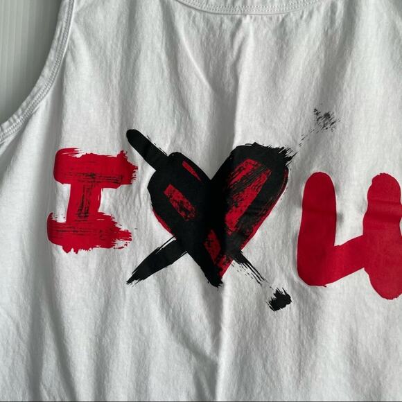 Love x Fashion x Art “I hate you” tank top - Picture 7 of 7